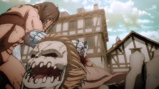 Eren vs Reiner amp Porco  Fight back AMV Konata x Generdyn [upl. by Roxi]