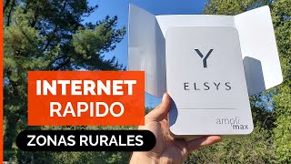 INTERNET  WIFI en ZONAS RURALES 📡☀️ Antena 4G LTE ELSYS AMPLIMAX mejor que Huawei b2368 [upl. by Aleakam]