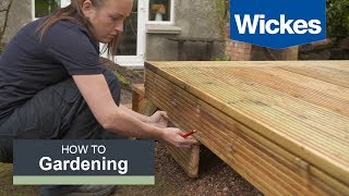 How to Build a Raised Deck with Wickes [upl. by Andrew]