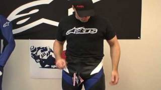 Alpinestars Apex Leather Pant Review from SportbikeTrackGearcom [upl. by Stahl]