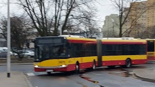 MZA Warszawa Solaris Urbino 18 III 8872 Linia 340 Cała trasa [upl. by Kei]