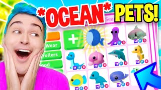 Unlocking NEW OCEAN EGG Pets EARLY With TIK TOK HACKS Testing Adopt Me Roblox TikToks Reaction [upl. by Bruner]