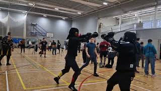 Wessex League Oxford 2024 Longsword Elims Jamie MacIver vs Perth Ophaswongse [upl. by Enybor]