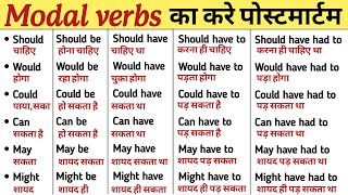 Should Would Could का प्रयोग आसान नियमों के साथ। Modal Verbs  Modals In English Grammar [upl. by Wivestad]