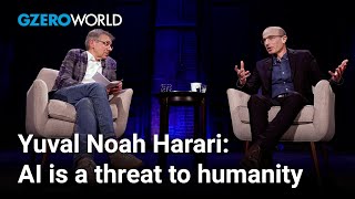 Yuval Noah Harari AI is a “social weapon of mass destruction” to humanity  GZERO World [upl. by Winnifred]