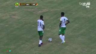 Cameroon vs Zambia 11 Goals CAF 2016 Qualifying moments [upl. by Ruomyes]