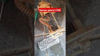 Santro petrol CNG one year full tank cleaning mechanic [upl. by Yantruoc]