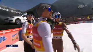 Kamil Stoch 2515m PLANICA Rekord Polski [upl. by Nelra]