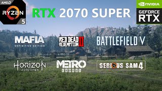 RTX 2070 SUPER Test in 7 Games 1080p 1440p 4K [upl. by Anirak]