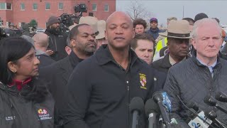 Maryland Gov Wes Moore gives update on Baltimore Key Bridge collapse [upl. by Otiv194]