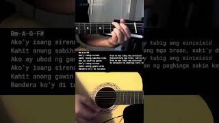 Sirena  Gloc 9 ft Ebe Dancel  Easy Guitar Chords Tutorial For Beginners guitarlessons [upl. by Pani879]