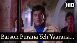 Barson Purana Ye  Hera Pheri  Amitabh Bachchan  Vinod Khanna  Bollywood Songs  Kishore Kumar [upl. by Gnos257]