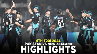 Highlights  Pakistan vs New Zealand  4th T20I 2024  PCB  M2E1K  PAKvNZ  SportsCentral [upl. by Seidel782]