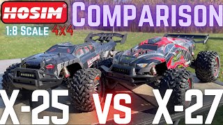 Hosim RC Comparison X25 vs X27  VICTORY vs VEXARO [upl. by Audrie]