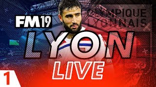 Football Manager 2019  Lyon Live 01 SquadTactics Review [upl. by Colyer]