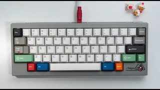 Matrix Hiya HHKB Keyboard Build  GMK Foundation  ANSI Layout [upl. by Akeme590]