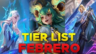 LOS MEJORES HEROES DEL METATIER LIST FEBRERO 2024 😱  MOBILE LEGENDS ESPAÑOL [upl. by Aileve690]