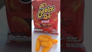 CHEETOS PUFFS SWEET amp SPICY FLAMIN HOT 🔥 cheetos crisps snacks flaminhot [upl. by Marron930]