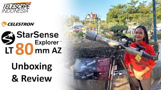 Celestron StarSense Explorer LT 80AZ  Unboxing Setup amp Review [upl. by Anenahs361]