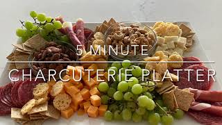 5 Minute Charcuterie Board [upl. by Lyrpa]