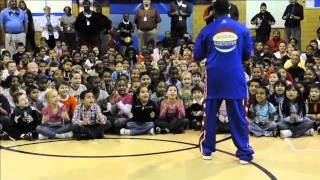 Harlem Globetrotters spread CHEER for Character [upl. by Lertram]