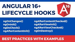 Angular 16 Life Cycle Hooks  Explained with Examples [upl. by Lairbag]