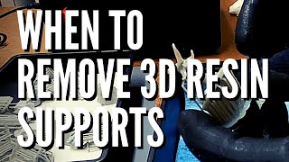 When To Remove 3D Resin Model Supports  Before Or After Curing [upl. by Aynav970]