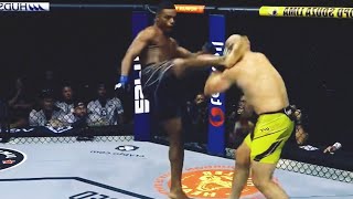 Jamahal Hill Brutally Rocking Glover With Leg Kicks [upl. by Motch]