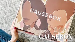 CAUSEBOX Unboxing Winter 2021 Lifestyle Subscription Box [upl. by Notnyw454]