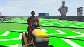 FASTEST LAWNMOWER RACE EVER  GTA 5 Funny Moments 634 [upl. by Aneram]