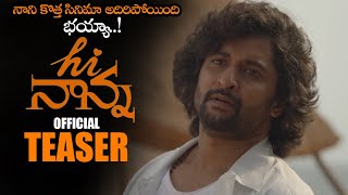 Nani Hi Nanna Movie Official Teaser  Nani  Mrunal Thakur  2023 Telugu Trailers  NS [upl. by Zetrauq]