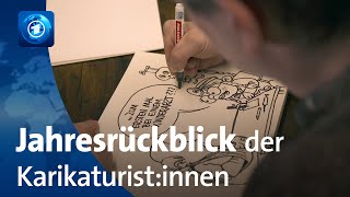 Ausstellung in Kassel 2022 aus Sicht der Karikaturistinnen [upl. by Nomsed]