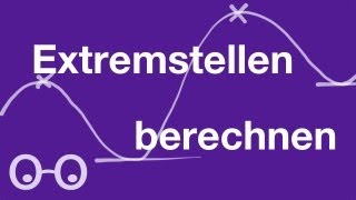 Wie berechnet man Extremstellen [upl. by Lichter]