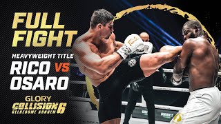 RICOS RETURN TO GLORY Rico Verhoeven vs Tariq Osaro Heavyweight Title Bout  Full Fight [upl. by Vento]