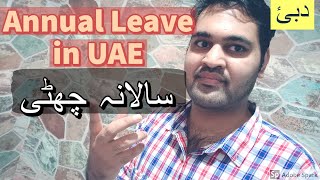 Annual Leave UAE 2024 Labour Law Calculate Annual Leave [upl. by Dasya460]