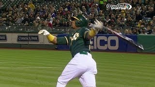 Cespedes hits a solo shot to left field [upl. by Asaert]