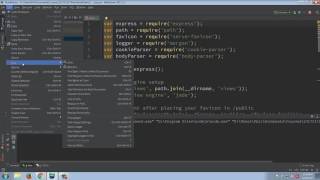 Intro to Nodejs using WebStorm [upl. by Ahsian259]