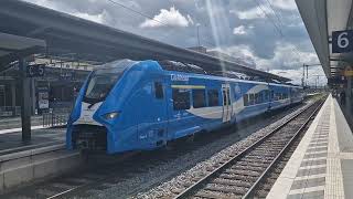 Abfahrt der Regionalbahn 57128 am 28052024 in Augsburg Hbf [upl. by Kcuhc244]