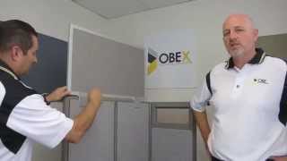 Installing OBEX Desk amp Cubicle Mounted Privacy Panels [upl. by Neyuq]