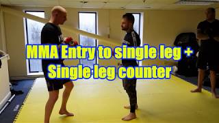 Move of the week  MMA single leg entry Single leg counter [upl. by Scharf435]