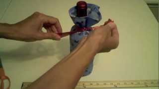 How to Make a Wine Bottle Cover [upl. by Jablon212]