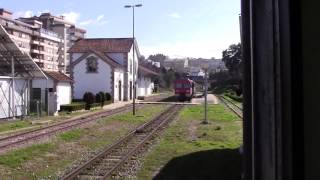 Passeio na Linha do Vouga de Espinho a Oliveira de Azeméis e volta 21 Fev 2015 [upl. by Angelika]