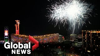 Beijing Olympics 2022 opening ceremony ends with dazzling fireworks display [upl. by Kee]