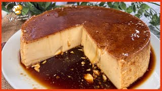 Receta de FLAN CASERO Cocinado al Fuego  Receta tradicional fácil [upl. by Delfeena]