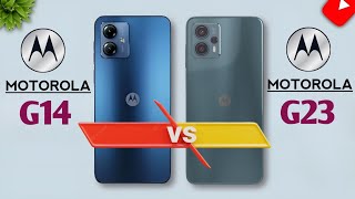 Motorola Moto G14 Vs Motorola Moto G23 [upl. by Nnahoj]