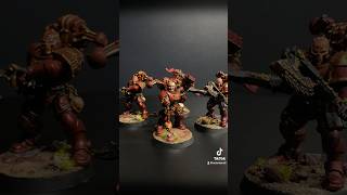 Warriors of Khorne Guerreros Primaris de Khorne Extra de cráneos en su conversión warhammer40000 [upl. by Sioled]