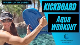 AquaFIIT Aqua Fitness Toning Kickboard The Ultimate Workout for a Toned Body  35 min  All Levels [upl. by Molohs]