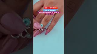 New designer silver om ring 🥰67 discount ytviral [upl. by Oscar]