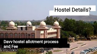 Davv Indore Hostel Fee And allotment process 2023  Full hostel details [upl. by Kerin]