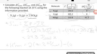 Calculating Standard Thermodynamic Changes [upl. by Rosa]